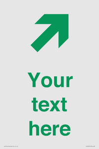 Custom Safe Condition inverse: Green Up right arrow